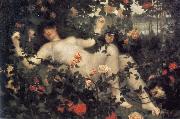 William Stott of Oldham The Awokening of the Spirit of the Rose Spain oil painting artist